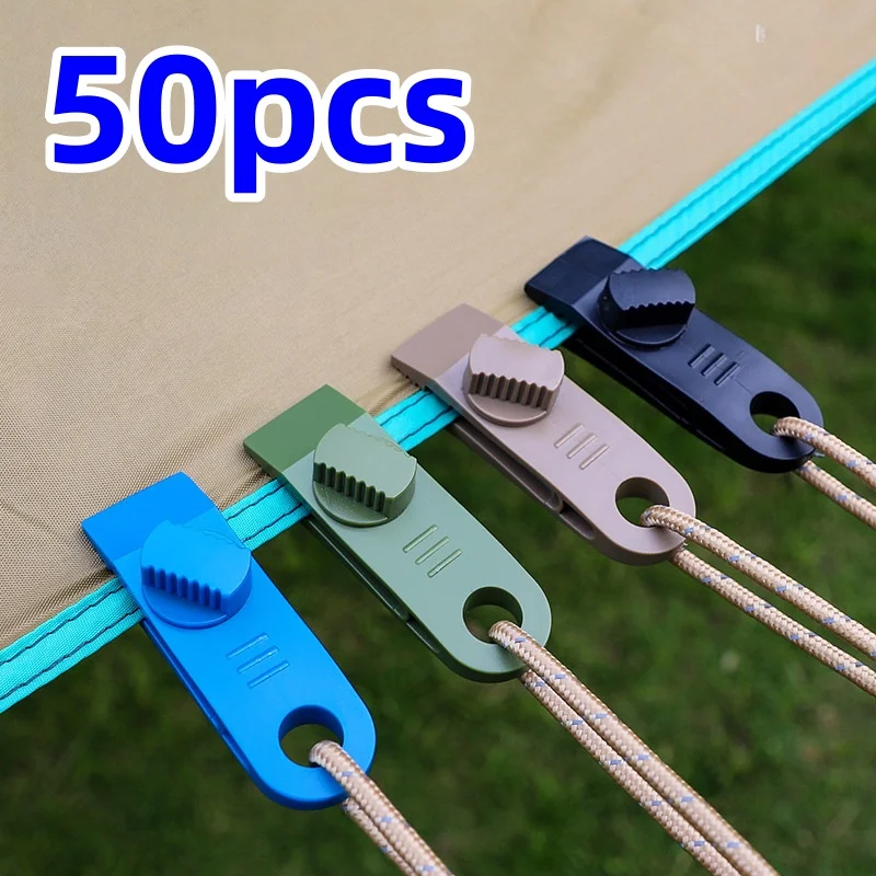 5/20/50 Peças Grampos de Fixação Reforçados para Tendas, Lonas, Toldos, Carros e Coberturas de Piscina