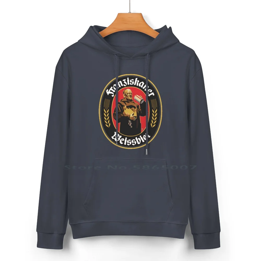 Franziskaner-Beer Pure Cotton Hoodie Sweater 24 Colors Beers 100% Cotton Hooded Sweatshirt For Women Men Unisex Gifts Heat