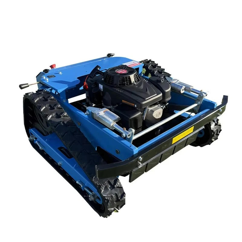For~Remote Control Lawn Mower RC Crawler All Terrain Slope Mowing Machine Tracked Radio Controlled Grass Cutter Robotic Mowers