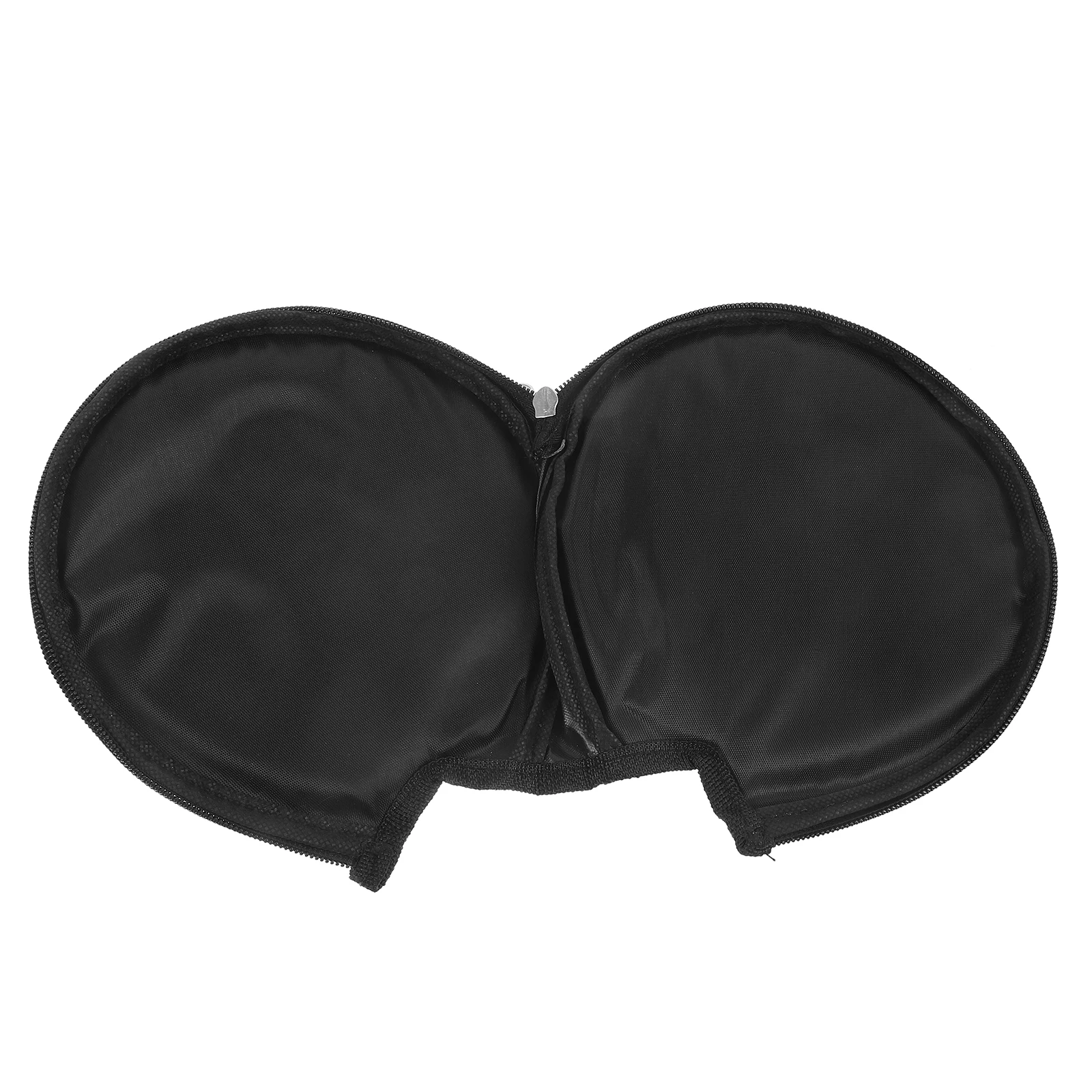 

Table Tennis Racket Bag Gray Half Circle Lightweight Compact Protective Storage Case for Paddle Balls Sports Accessories