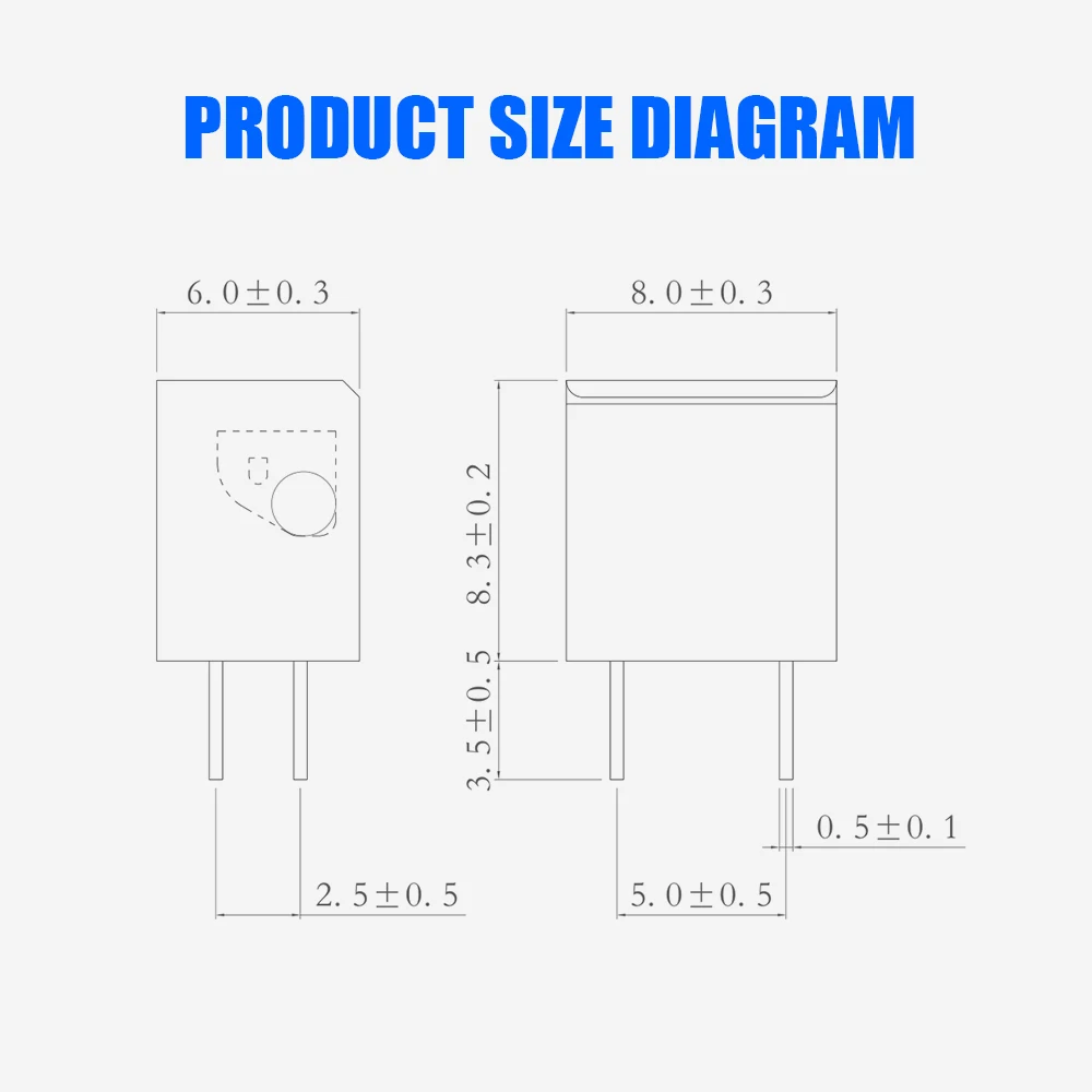 50PCS 광전 스위치 BL-900 안티 백 스위치 전자 부품 SMT 수직 장착 PCB 용 틸트 스위치 센서