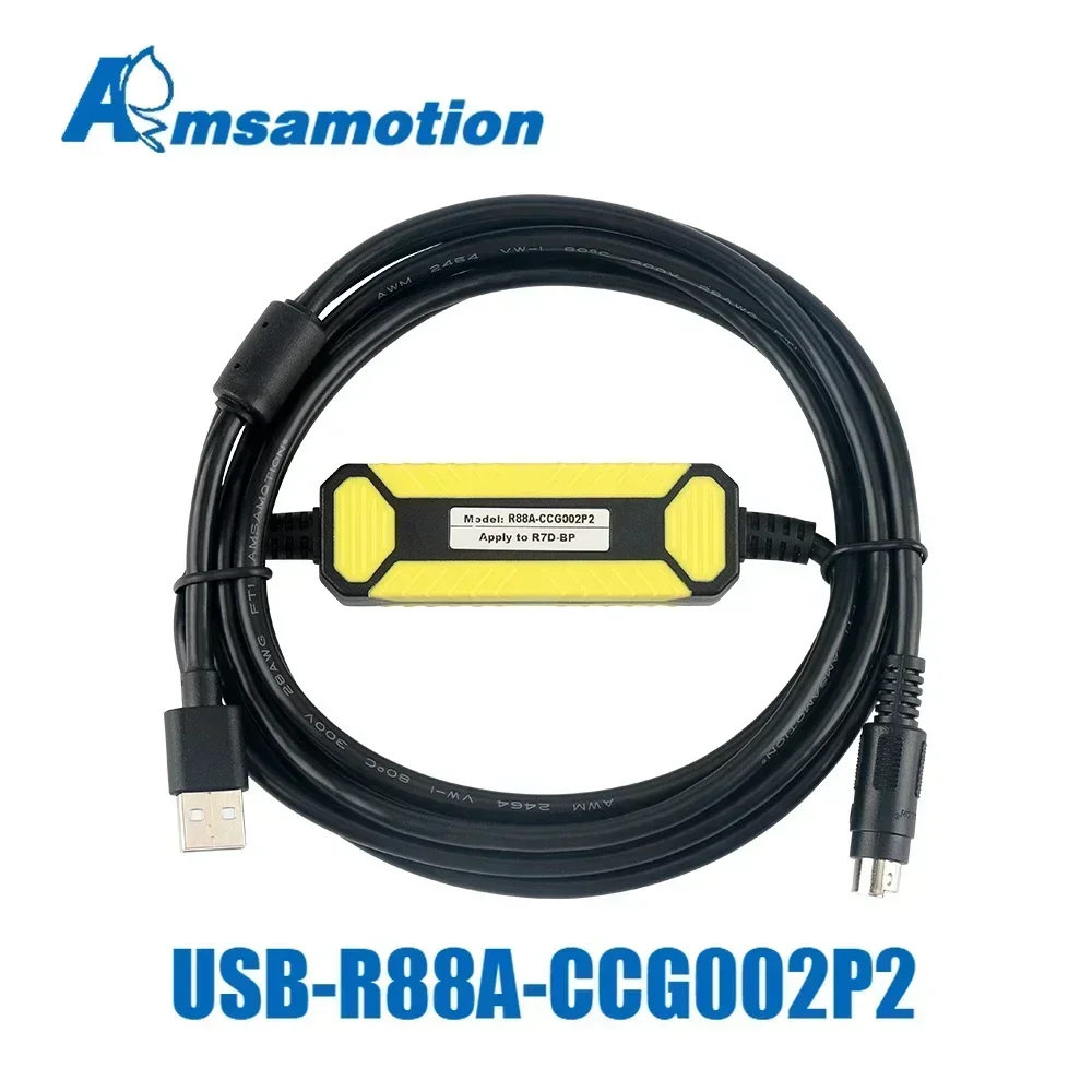 USB-R88A-CCG002P2 Suitable for OMRON R88D R7D-BP Servo Device Debugging Data Download Cable