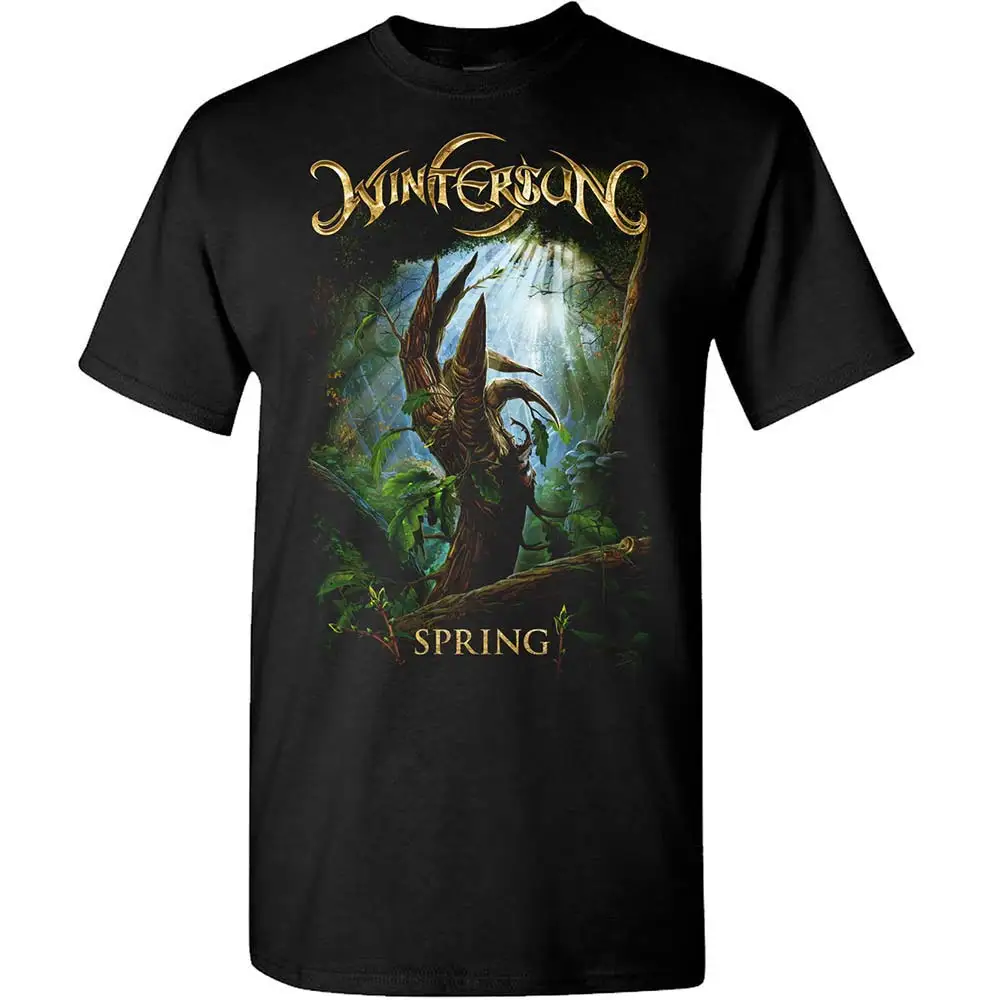 wintersun spring born again black t shirt