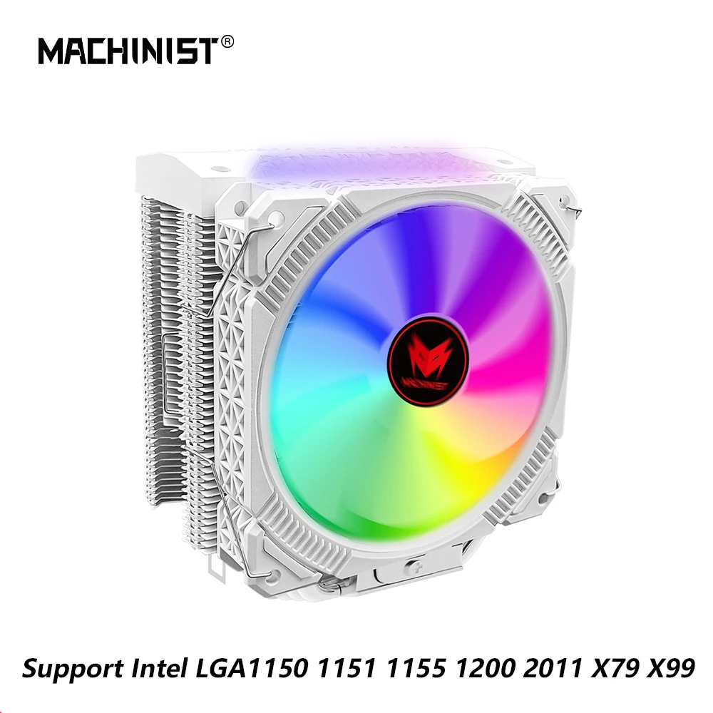 

MACHINIST CPU Cooler Cooling Fan 3PIN 4Pin Ventilador Silent For Intel LGA 1150 1151 1155 1200 1366 2011 X79 X99