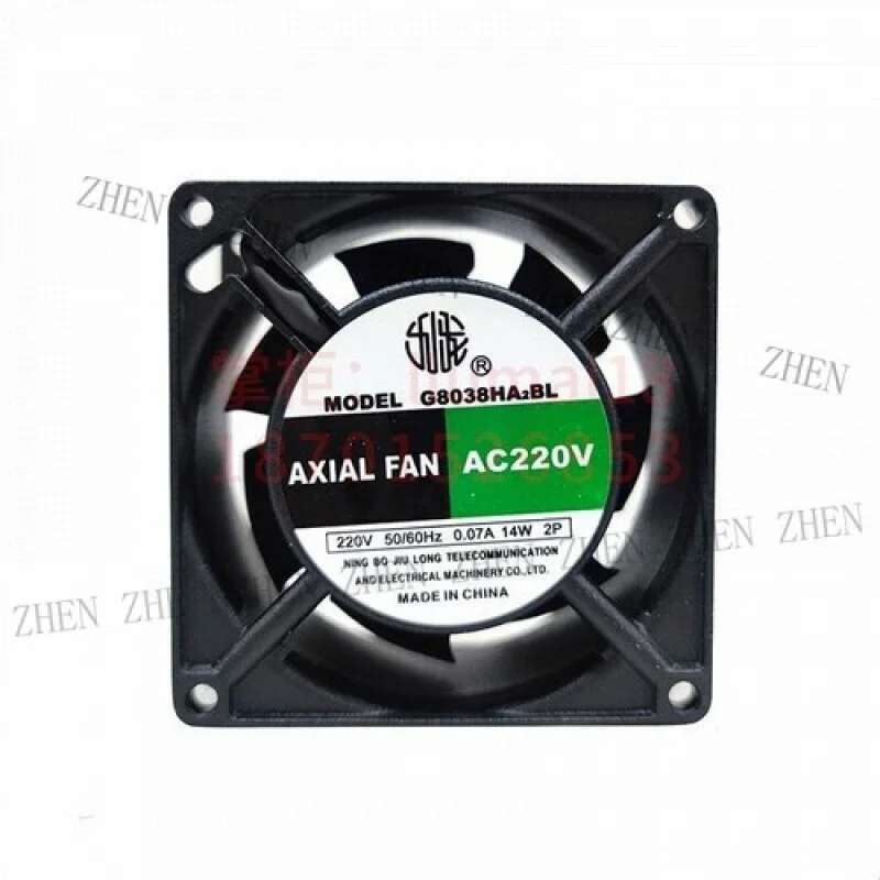 

Y G8038HA2BL AC 220 В 8038 Вентилятор охлаждения Вентилятор на шарикоподшипнике