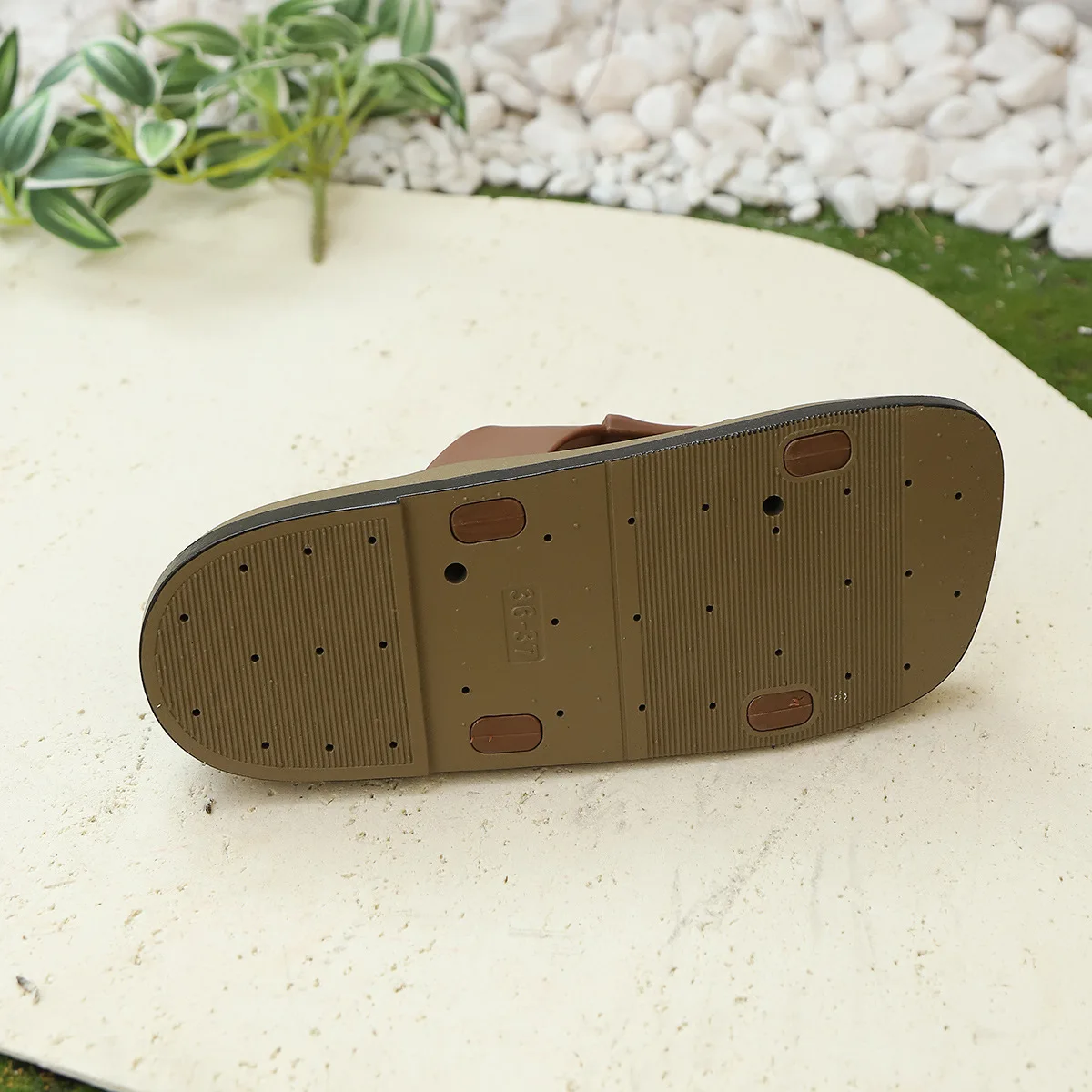 Designer Slipper Damen Schuhe Sommer Patchwork Moderne Hausschuhe Mode Plattform Slides Strand Flip-Flops Schwarz Weiß Braun