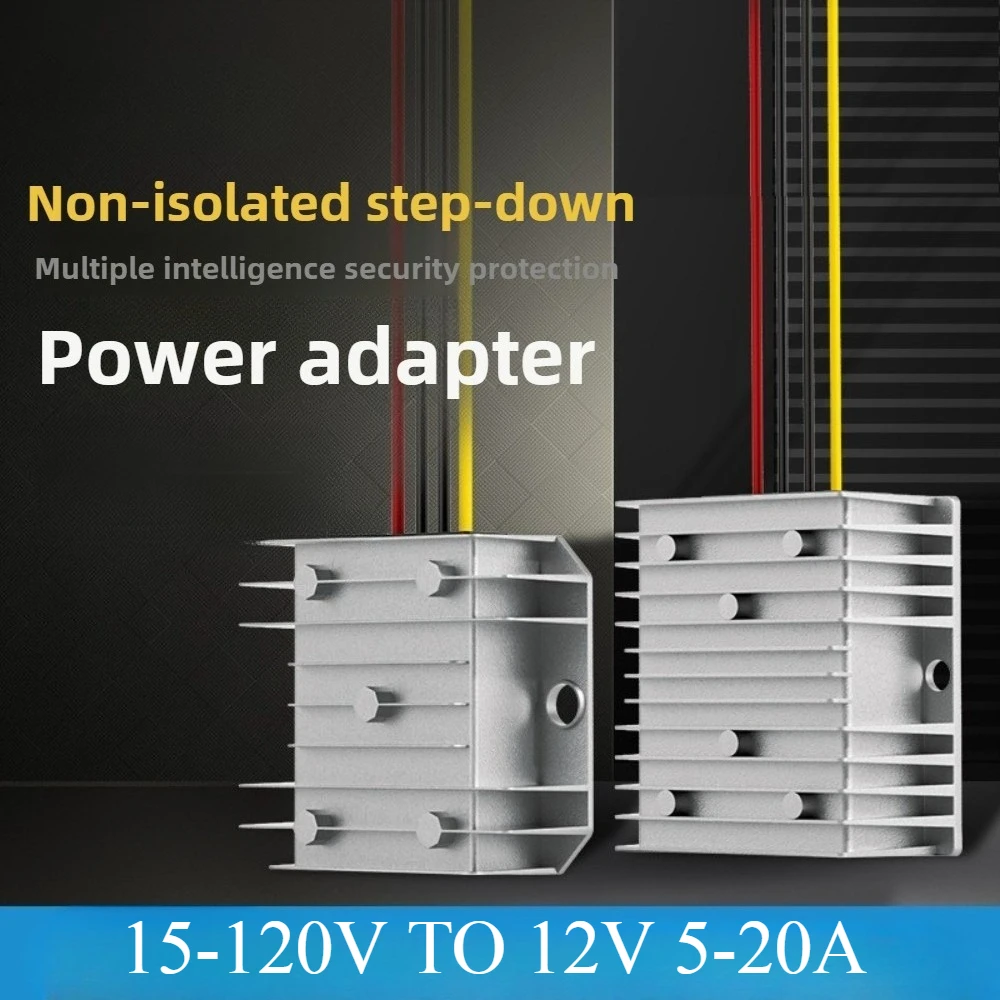 

120V 100V 96V 84V 72V 60V 48V 24V to 12V 15A 20A 5A 10A DC DC Buck Converter Power Regulator Step Down Voltage Car CCTV