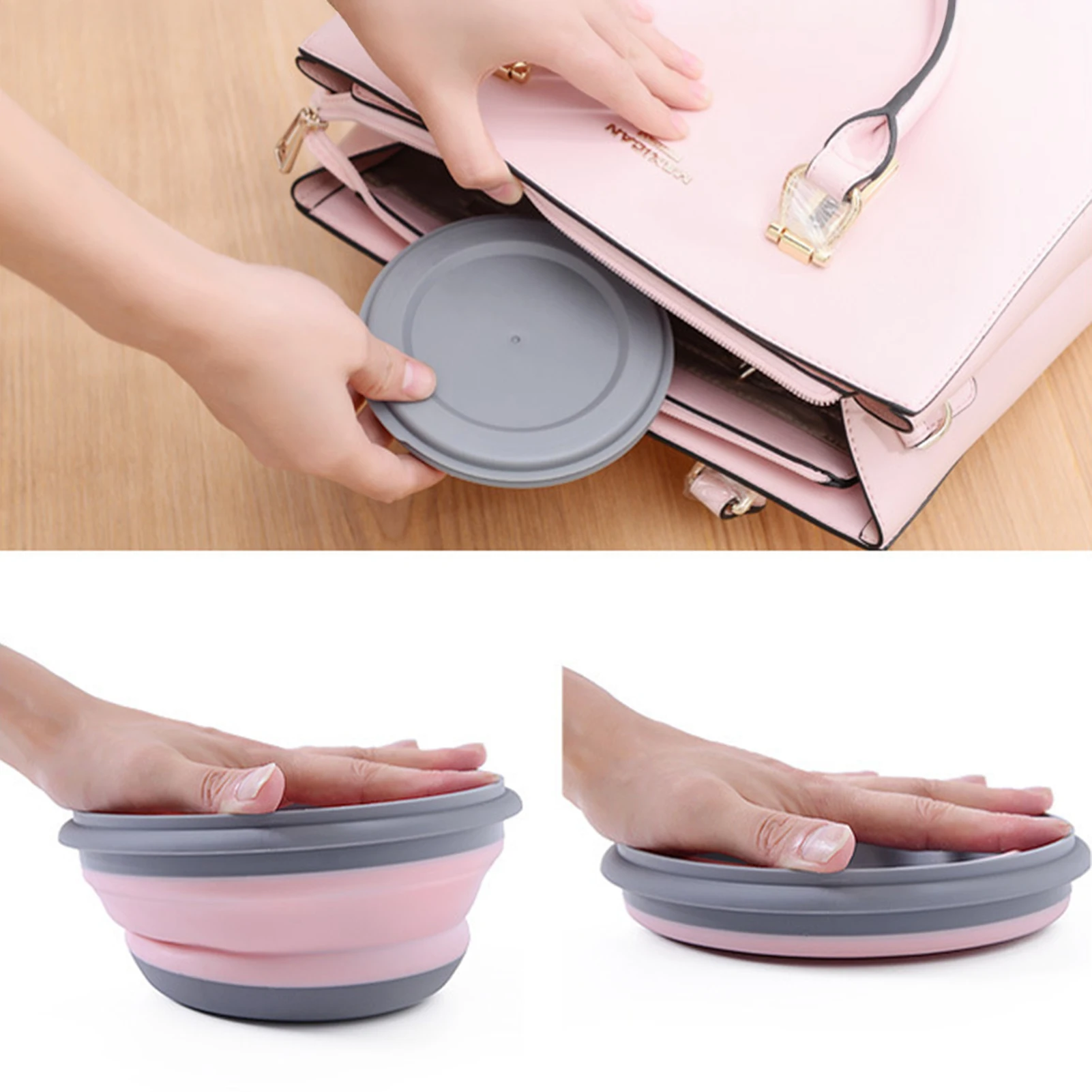

2/3pcs Bento Boxes Portable Folding TPR Lunch Box For Working Camping Picnic Bbq Outdoor Anti Fall Lunch Box Set Kitchen Supply