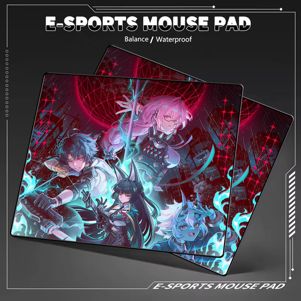 

Zenless Zone Zero Gaming Mouse Pad Game Professional Hoshimi Miyabi Balance Mouse Mat 45*40cm E-Sports Mousepad Rubber Desk Mat
