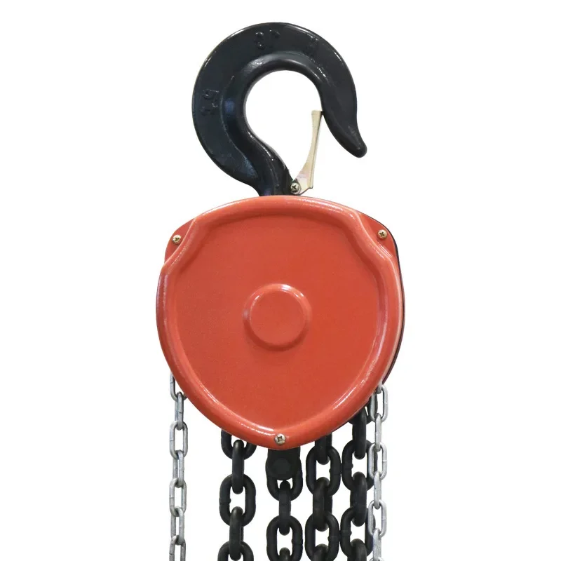 Hand Manual Chain Hoist, Lifting Height 6m Load 5 Tons, Triangular Lifting Chain, Portable Household Crane