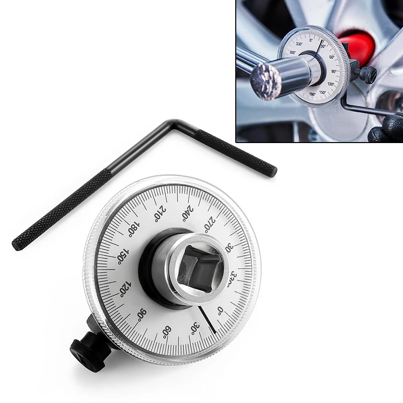 Torquímetro automotivo com seletor, ferramentas de garagem, ferramenta manual, equipamento de serviço automático, calibrado em graus, novo