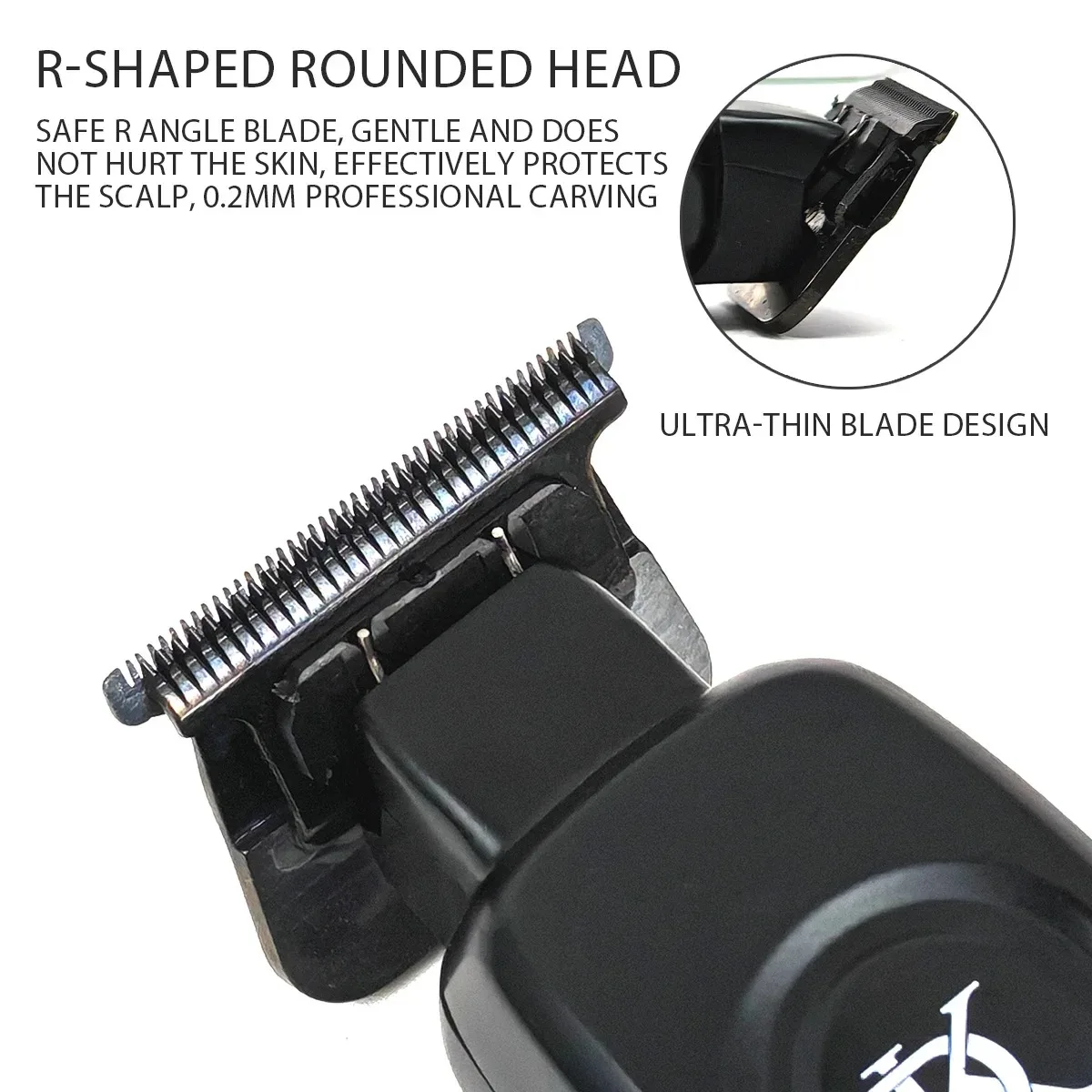 DK-078 New Full Metal Professional Cordless Hair Salon Electric Hair Clipper 7200RPM Brushless Motor Electric Hair Shear Trimmer