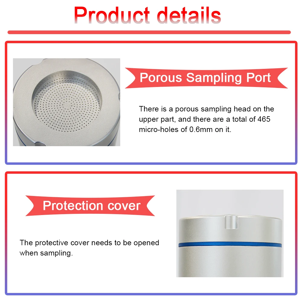 Sugold Nieuw Type FX-100NT Draagbare Microbiële Air Sampler