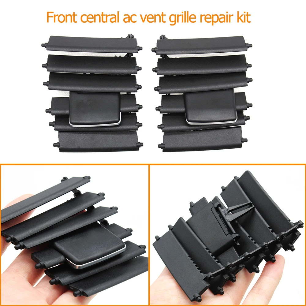 Front Air Conditioning AC Vent Grille Outlet Blades Repair Kit For Mercedes Benz W166 M ML GL ML300 ML350 ML400 ML450 GL350