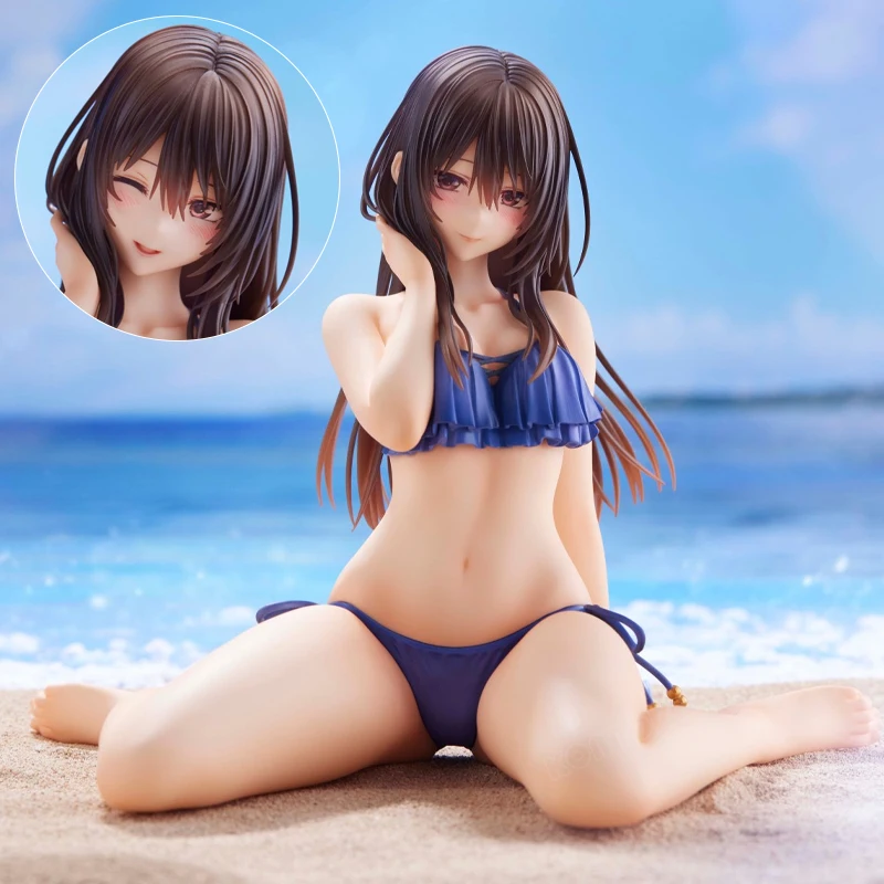 Shy Girls in Love Kasane Minazumi Sexy Anime Girl Figure Hanikami Kanojo wa Koi wo Suru Action Figure Adult Model Doll Toys Gift