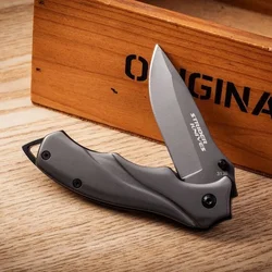 Newest Folding Knife Stainless Steel Portable High Density Camping Knives Outdoor Camping Tactics Portable Knife EDC Tools