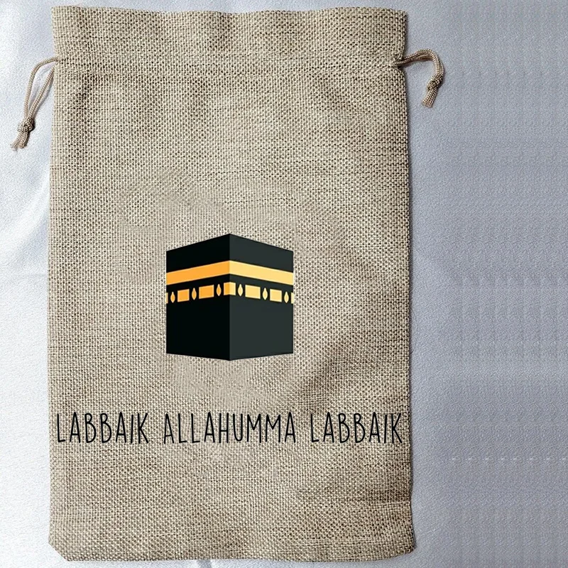 5pcs Kaaba gift bags Eid Mubarak al-Fitr Al Adha Muslim Islamic Ramadan Kareem decoration children kid eidi money hajj umrah