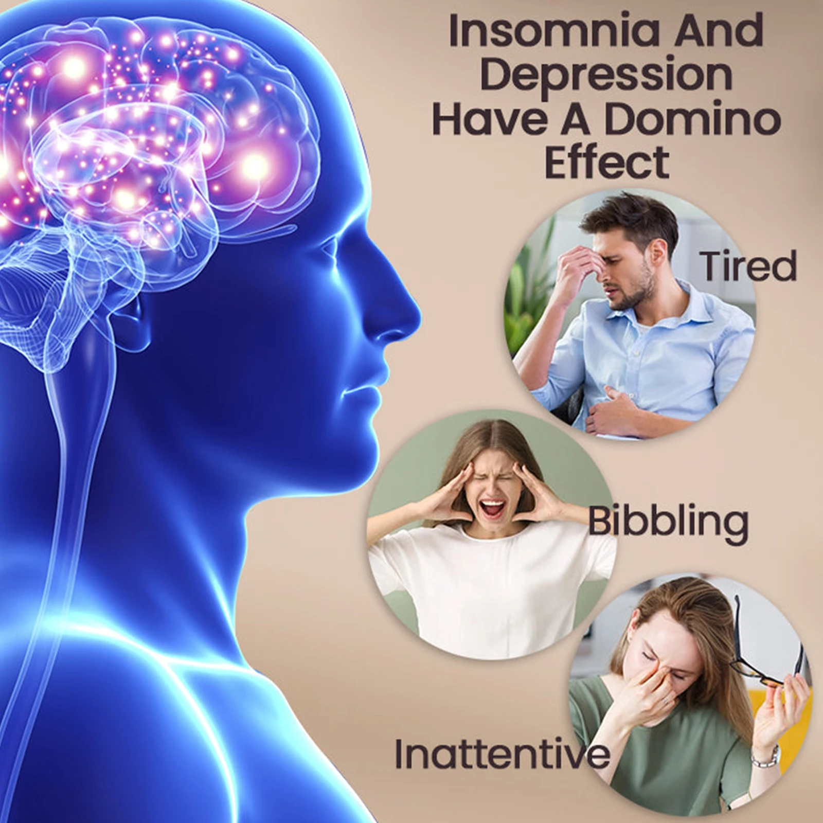 Insomnia Treatment Drops Deep Asleep Headache Neurasthenia Relief Promote Sleep Quality Decompression Sleep Aid Essential Oil