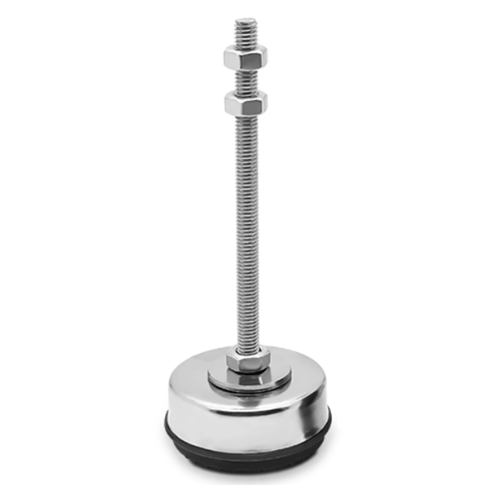 

Optical Flat Panel Shock-Absorbing Base, 304 Stainless Steel Adjustable Rubber Feet with M6 Thread for Experiment Platform