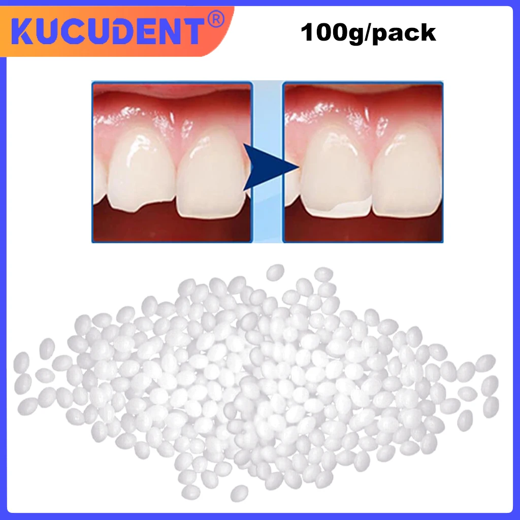 100g Temporary Tooth Repair Teeth And Gaps FalseTeeth Solid Glue Denture Adhesive Teeth Whitening Filling Broken Fangs Halloween