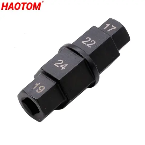 st 17 19 22 24 mm motorcykel framhjul bakhjul sexkantspindeldrivare borttagningsaxelverktyg för Honda Kawasaki Suzuki BMW YAMAHA 10 best sales 17 mm till 24 mm sexkantsadapter - №8