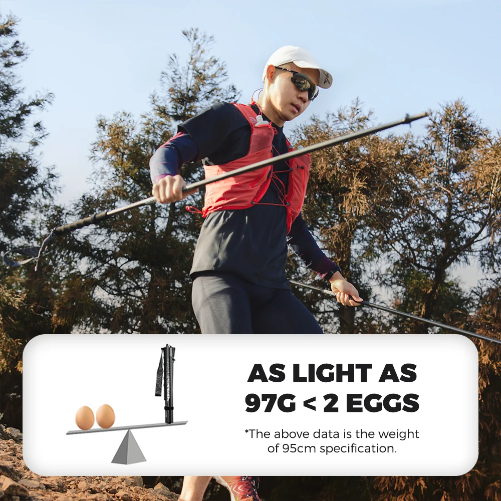 Bâtons de randonnée pliables e - Trekking Pole Carbon avis et prix