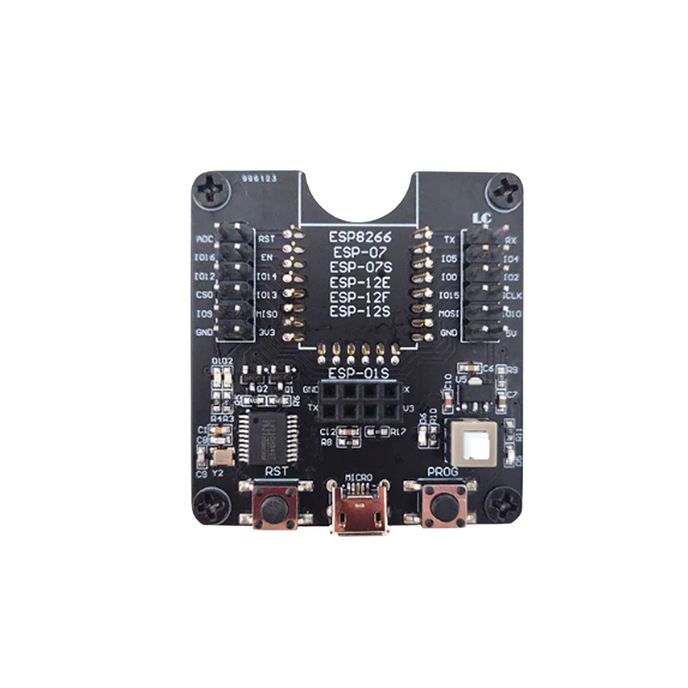 ESP8266 ESP-WROOM-32 ESP32-WROVER Development Board Test Programmer Socket Downloader for ESP-12S/ESP-12F/ESP-12E/ESP-07/ESP-07S