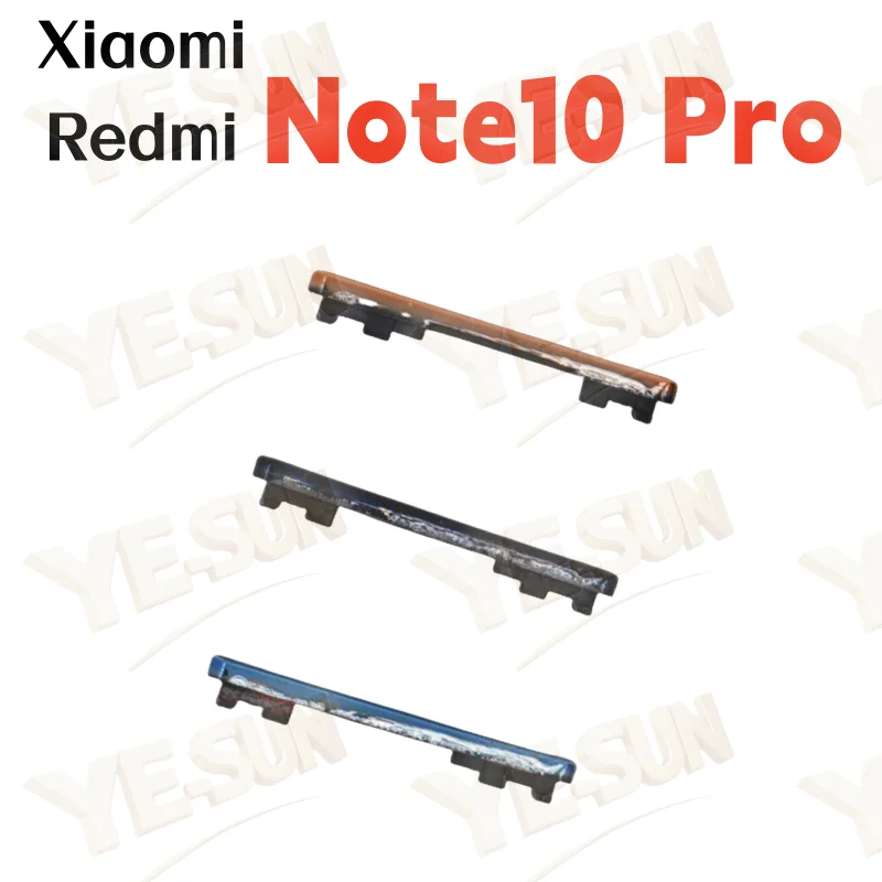 

For Xiaomi Redmi Note10Pro Side Volume Buttons Volume Up Down Buttons Keys On and Off Buttons