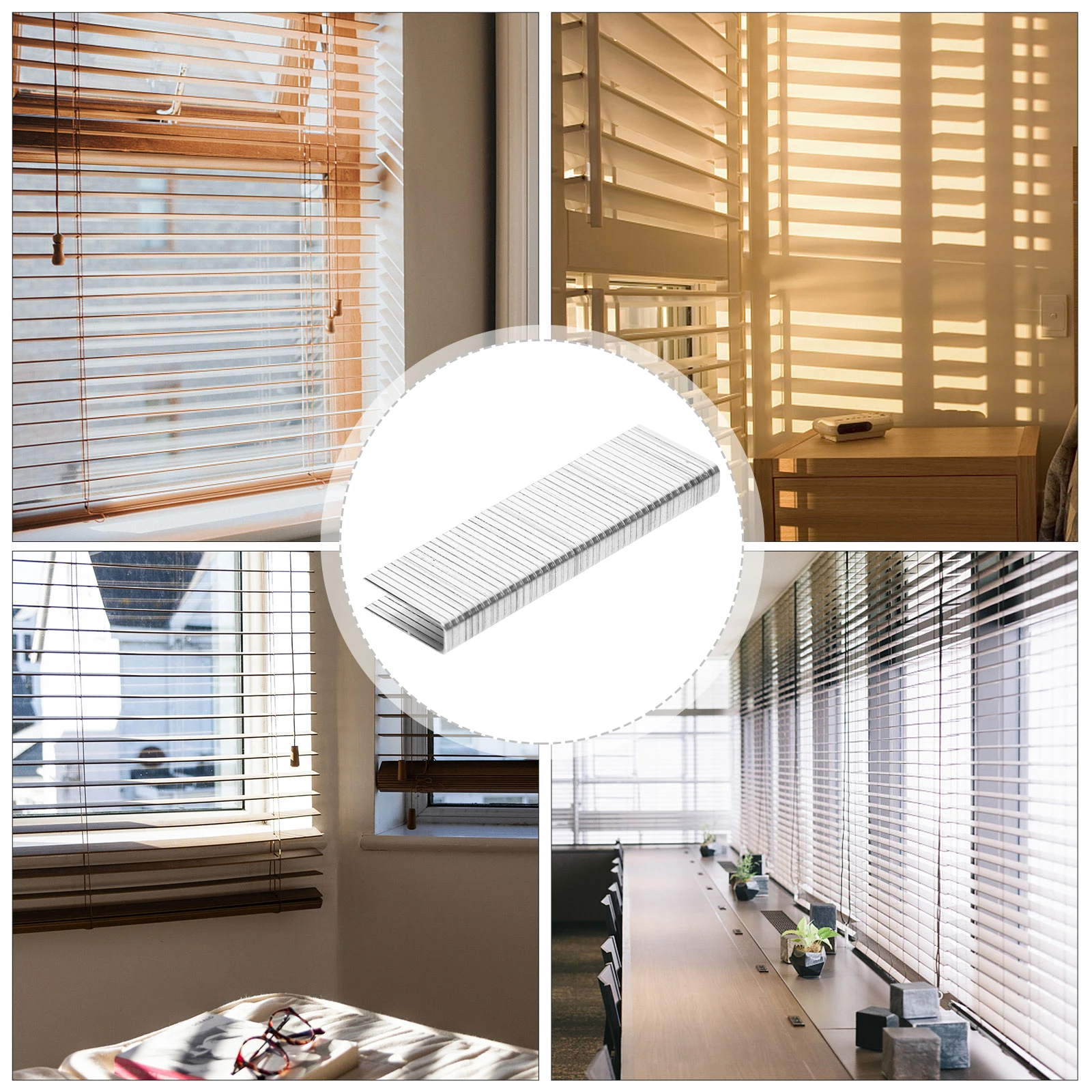 

40 Pcs Shutter Nails Stainless Steel Window Shutters Staples for Plantation Blinds Louvers Repair Durable Tools