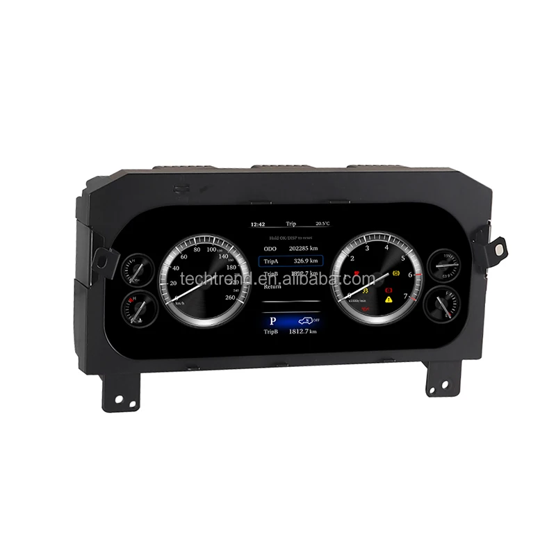 

Car LCD Dashboard For Toyota Prado 2010-2020 With Linux System Auto Instrument Cluster Panel Modified And Upgraded Speedometer