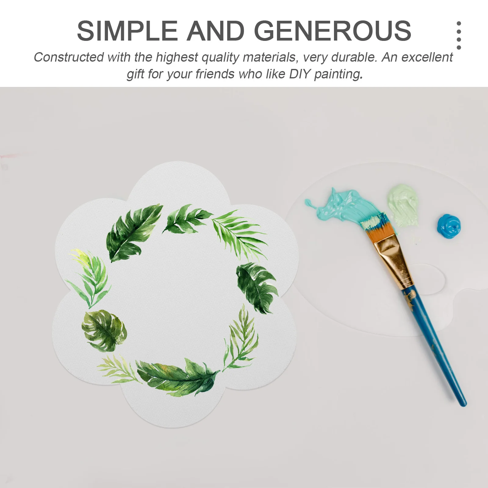 

8Pcs Blank Painting Board Multi-Purpose Artist Board Simple Convenient Texture Good Deformation Resistant Art Drawing Panels