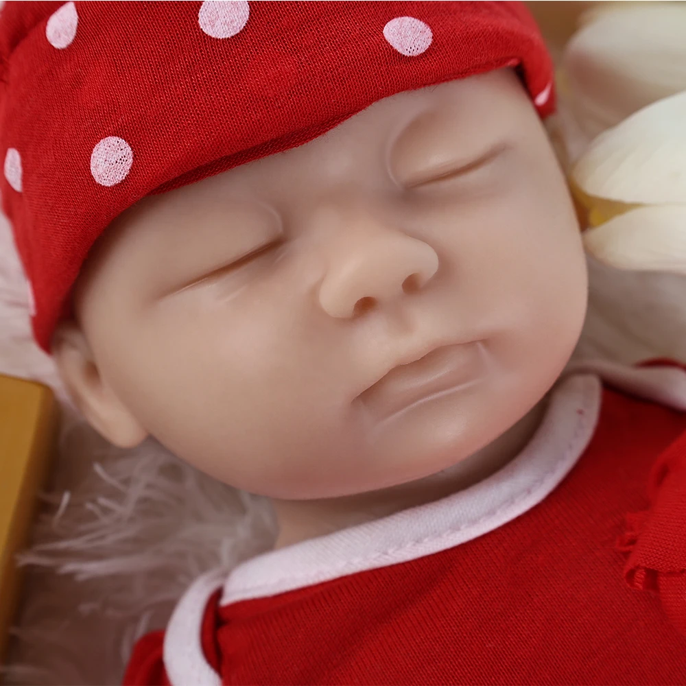 IVITA WG1509 15 pollici 100% Silicone Reborn Baby Doll Realistico Non Verniciato Ragazza Bebe Bambole Morbide con Vestiti per Bambini Giocattoli per Bambini