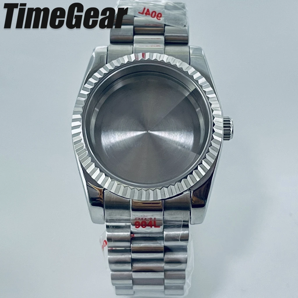 36mm/40mm NH35 Watch Case Silver Gold Rose Presidential Bracelet For NH34 NH35 NH36 NH38 NH70 NH72 ETA 2824 PT5000 Movement image 3