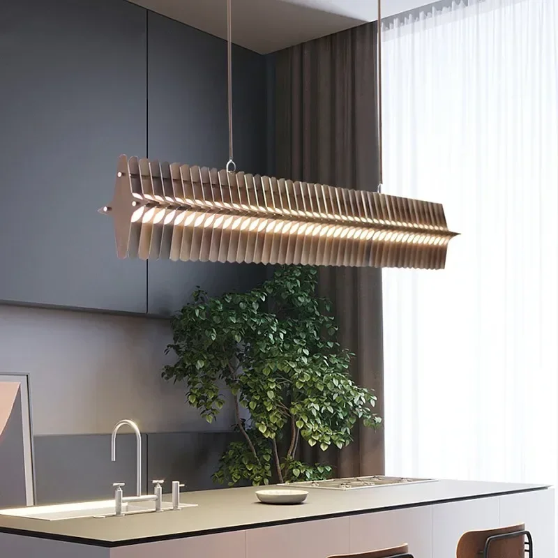 

Postmodern Minimalist Restaurant Chandelier Creative Bar Nordic Light Luxury Long Dining Table Starfish