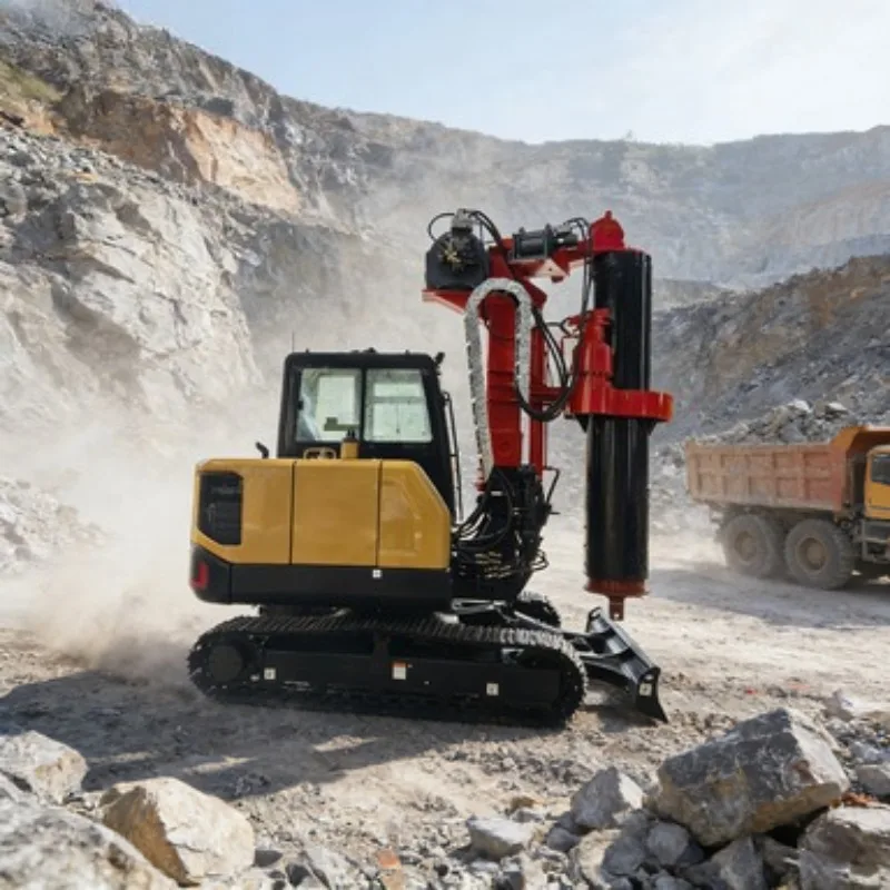 High Mobility Rotary Drilling Rig for Quick Site Relocation