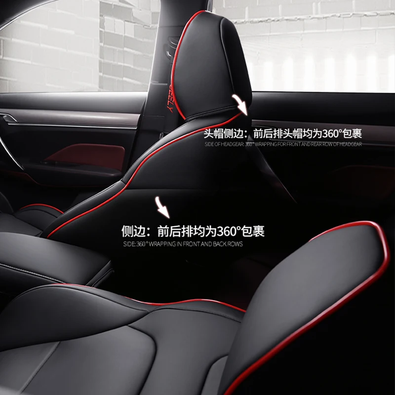 أغطية مقاعد السيارة المخصصة من البولي يوريثان لسيارة تويوتا كورولا ويش هايلكس بريوس RAV4 يارس كروس لاند كروزر 100 رايز ملحقات السيارات الداخلية #6