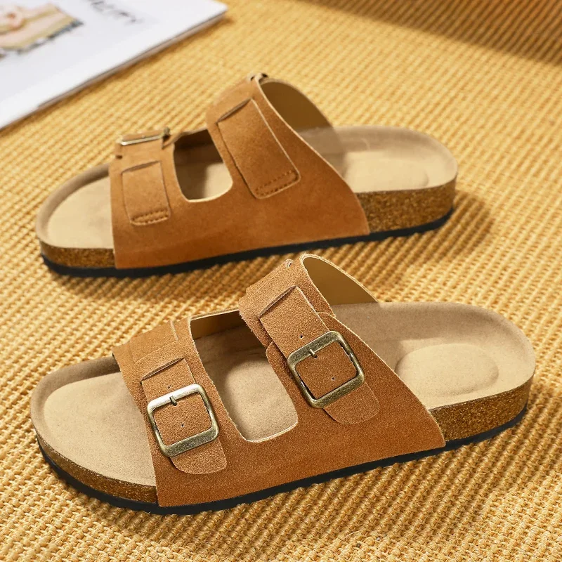 Summer Men\'s 2024 Large Boken Slippers Outdoor Wearing Couples Indoor Soft Sole Bathroom Anti Slip Super Sandals Slippers Trend