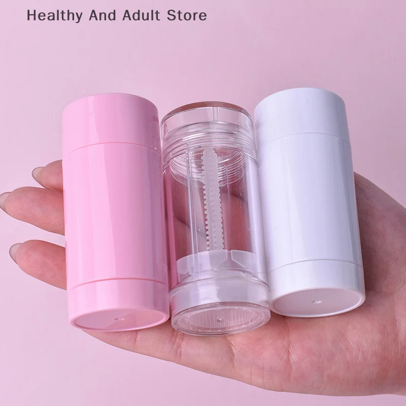 30g 빈 방취제 용기 DIY 천연 크리스탈 방취제 스틱 화장품 튜브에 대한 리필 가능 플라스틱 트위스트 업 병