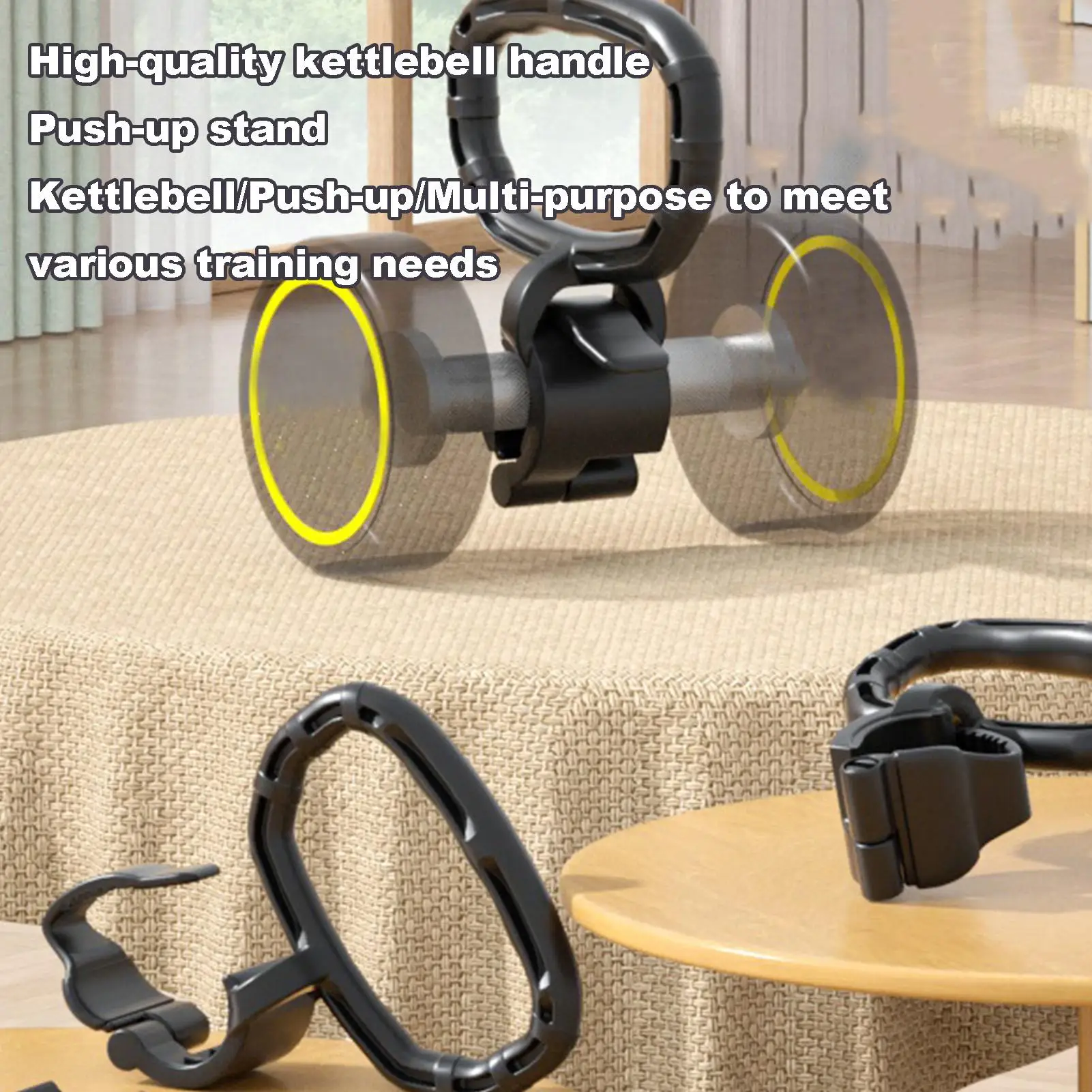 Dumbbell To Kettlebell Converter Portable Kettlebell Adapter Converts Your Dumbbells Into Kettlebells Fitness Tool For Home ﻿