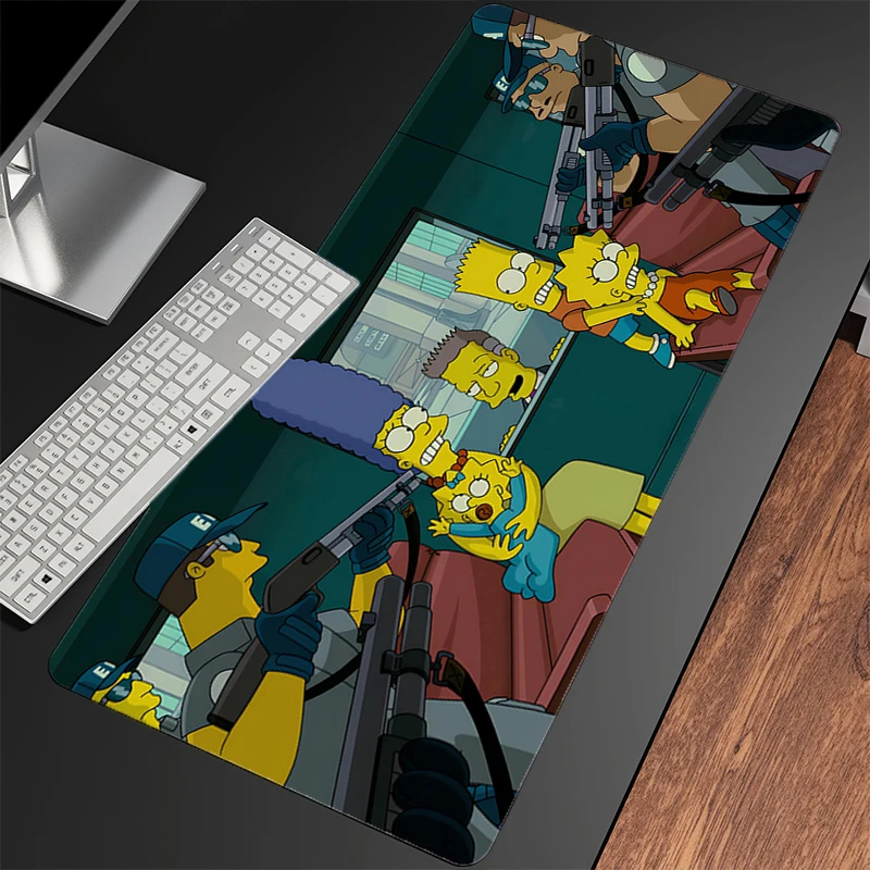 لوحة الماوس HD طباعة اللاعبين الديكور ألعاب حصيرة مكتبية لوحة الماوس ملحقات الألعاب المحمول Varmilo T-Thes سمبسنز لوحة المفاتيح السجاد #4