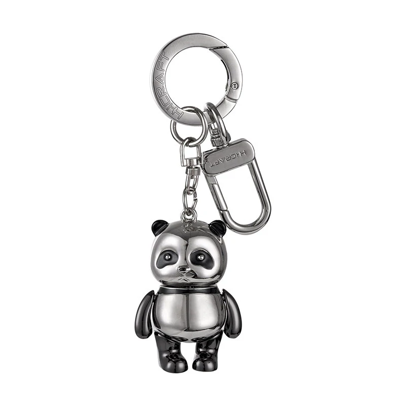 

Metal panda keychain creative zinc alloy carkeychain pendant small pendant car decoration keyring jdm accessories bmw keychain