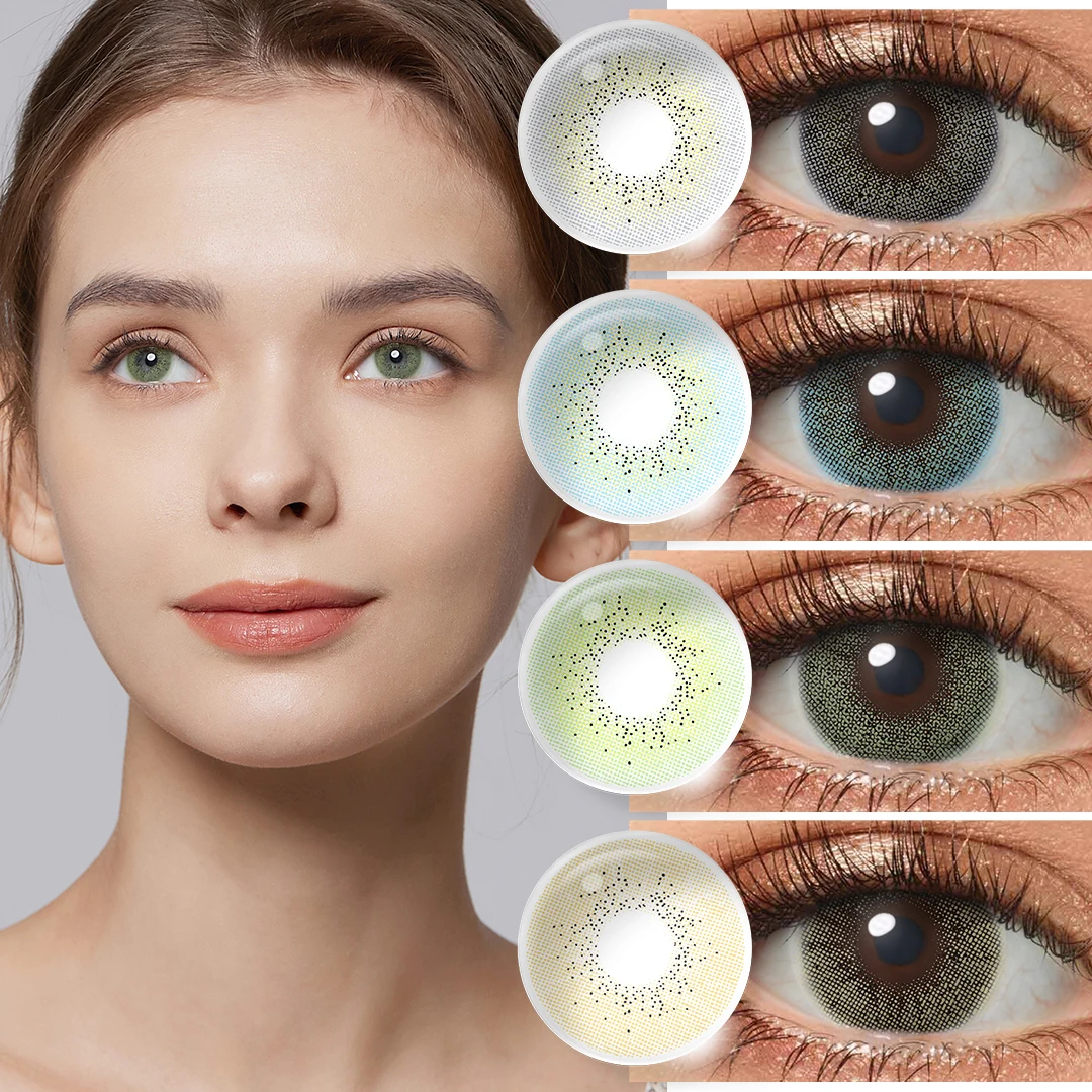 Горячие цветные контактные линзы FreshGo Premium Ocean, одноразовые косметические мягкие линзы естественного вида, 14,2 мм, 40% воды, ежегодные, 1 пара Горячие цветные контактные линзы FreshGo Premium Ocean, одноразовые косметические мягкие линзы естественного вида, 14,2 мм, 40% воды, ежегодные, 1 пара