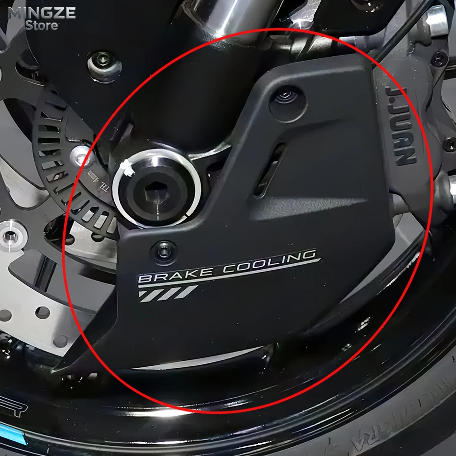 For CFMOTO CF675SRR 675SR motorcycle parts front caliper vent hood protective cover shell protective plate guide cover