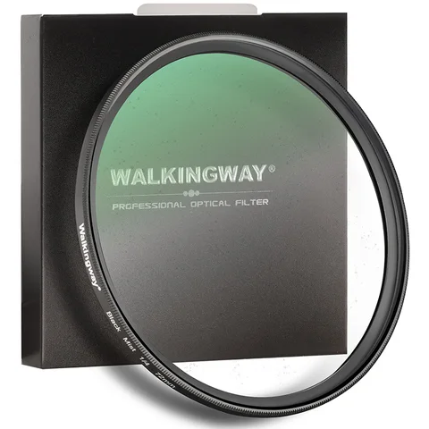 Filtro de Difusão Walkingway Pro Black Mist 1/2 1/4 1/8 para Lentes de Câmera, Revestimento Nano de 16 Camadas, Retrato 58 67 72 77 82 86 95mm