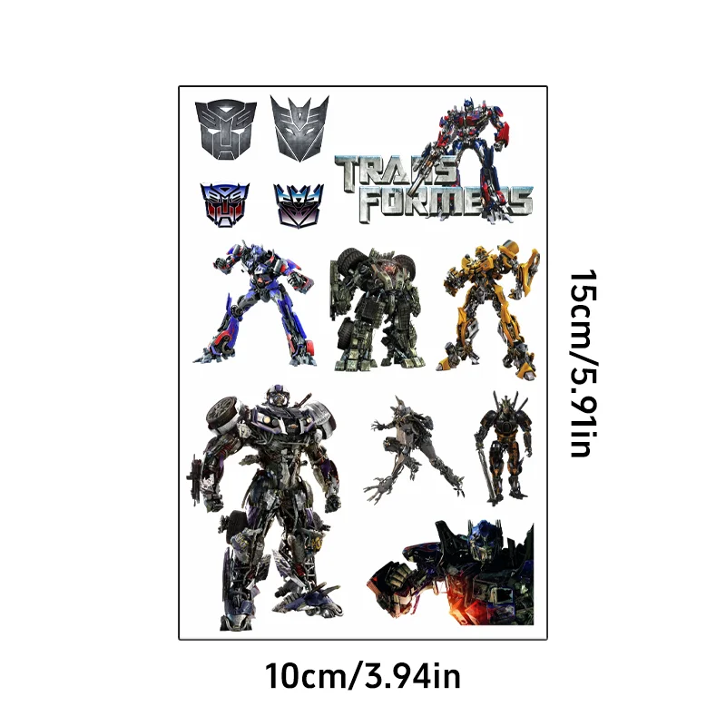 Trendy Autobot UV Transfer Sticker Scratch Resistant For 16oz Libbey Cups Multipurpose Cover-up Decor Cup Tablet