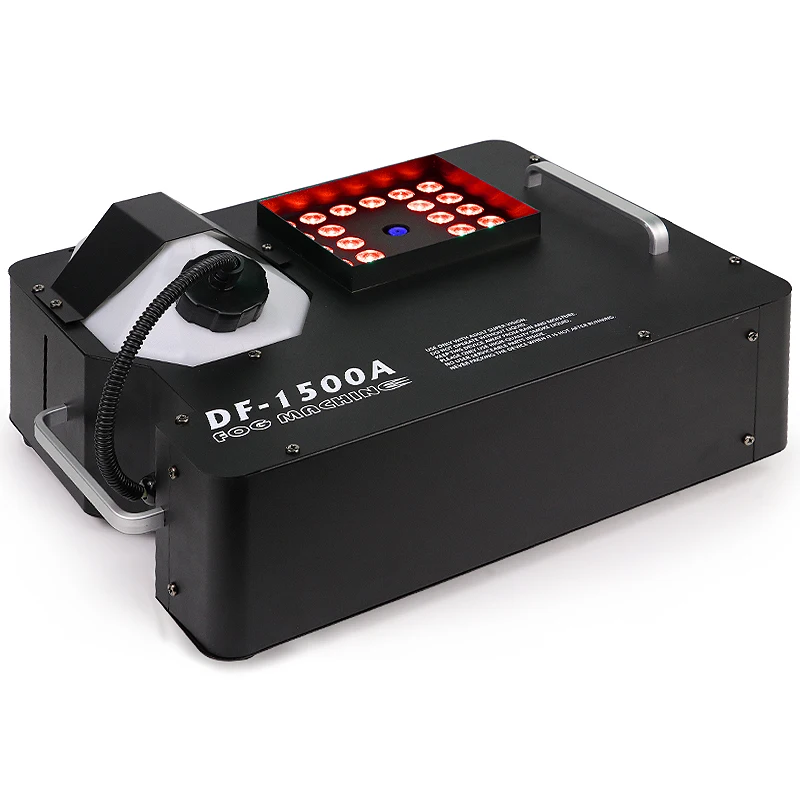 1500W Professional DMX512 Vertical LED Smoke/Fog Machine with Multi-Angle Projection & Air Column Effect for Wedding