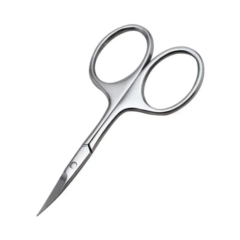 Stainless Steel Home Ladies Eyebrow Trimming Scissors False Eyelash Double Eyelid Patch Scissors Portable Travel Beauty Scissors