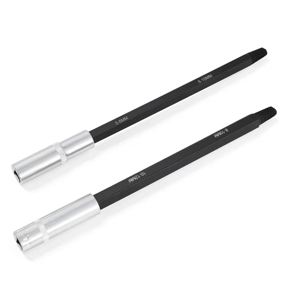 Broken Spark Plug Remover Tool Kit Reverse Thread Screw Extractor Inverted Cone for Car Engine Repair