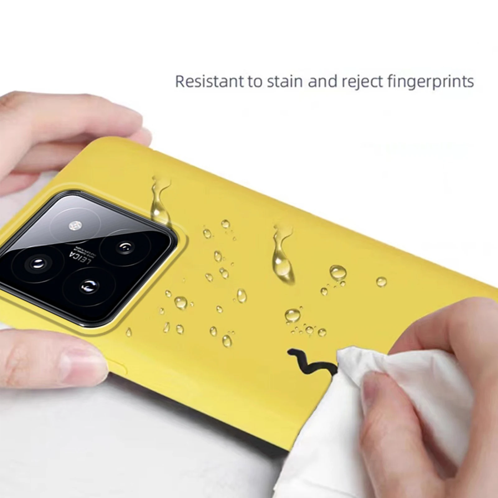 Shockproof Soft Liquid Silicone Case for Xiaomi 14 Pro Mi 15 13 13T 17, Slim Skin Fleece Protection Phone Cover Retail Package