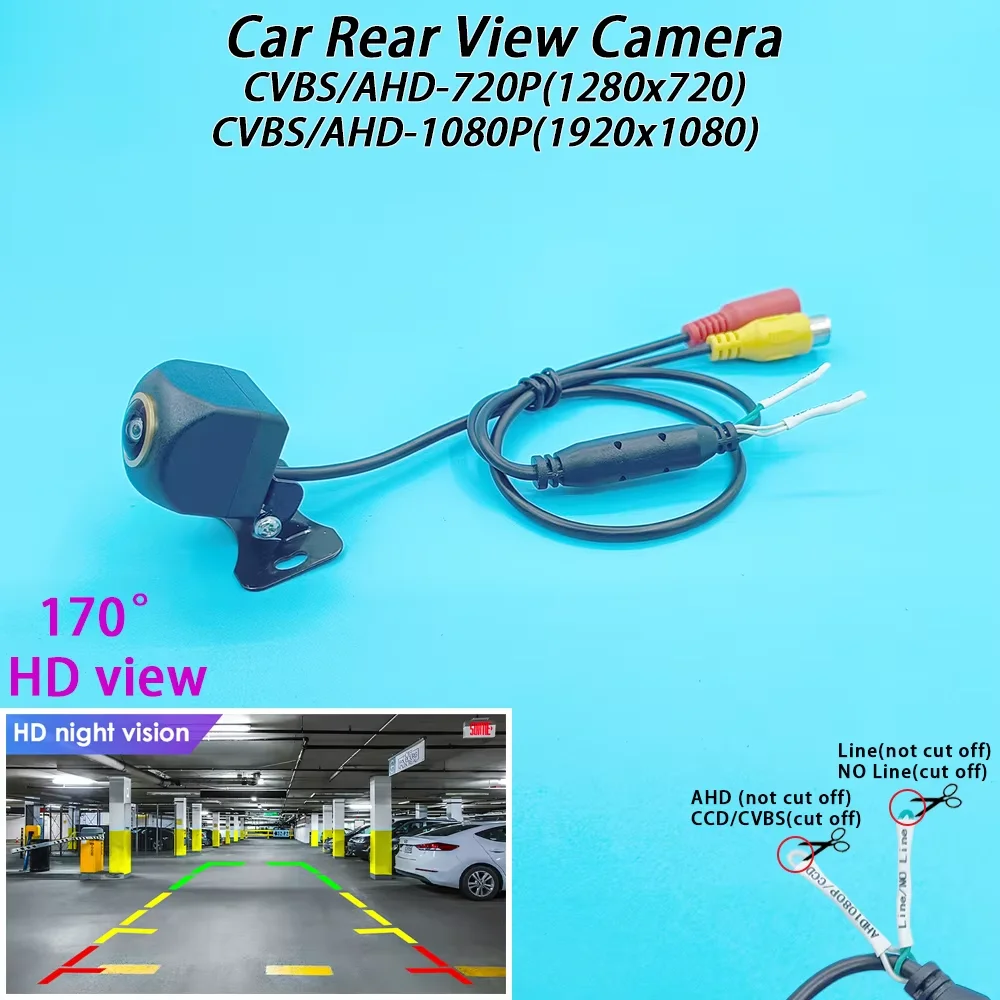 AHD 1080P CVBS Car Rear View Reverse Backup Camera For Opel Astra H J Corsa D Vectra C Zafira B Chevrolet Buick Fiat view 6